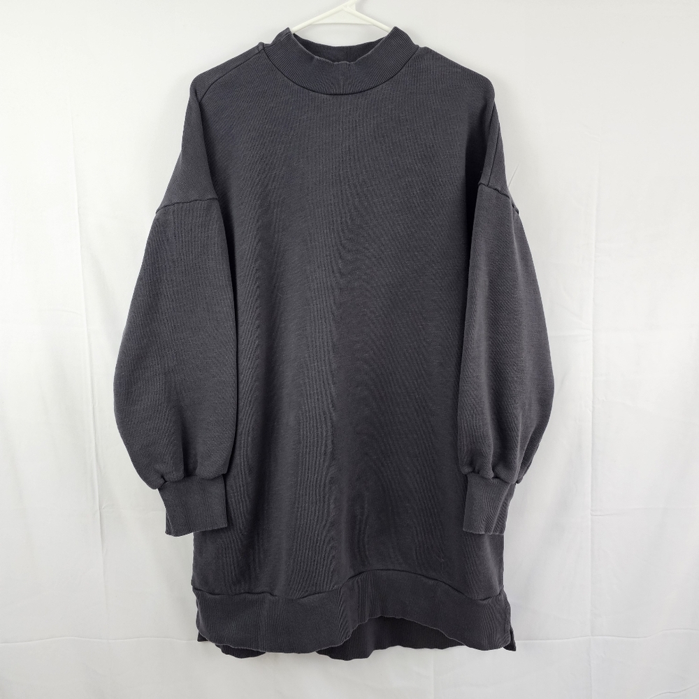 Sweaty Betty Women's One & Done Sweatshirt Dress with Pockets Gray Size 8 - 10
